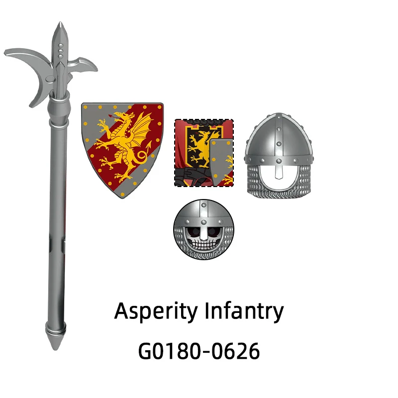 The G0180 Lionheart Greek Hoplite Asperity Infantry Knight Ascension Bowman Frontline Action Figures Model Blocks MOC Bricks Set