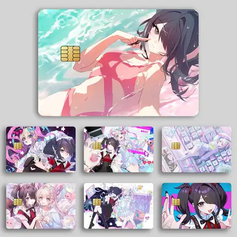 N-Needy G-Girl StreaMer OveRLoa 포스터 신용 스킨 커버 카드 스티커 4PCS 필름 버스 패스 전면 장식 은행 직불 방수 N-Needy G-Girl StreaMer OveRLoa 포스터 신용 스킨 커버 카드 스티커 4PCS 필름 버스 패스 전면 장식 은행 직불 방수