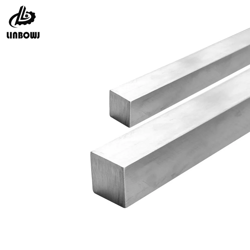 304 Stainless Steel Square Bar Rod 3mm 4mm 5mm 6mm 8mm 10mm 12mm 16mm Length 100mm 200mm 300mm 400mm 500mm Steel Linear Shaft