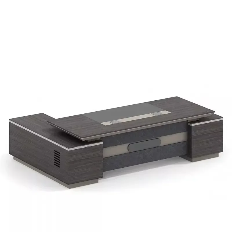 

Владелец офисного стола, элитный генеральный директор, большая офисная мебель длиной 2,8 метра, полный комплект офисного стола и стула.