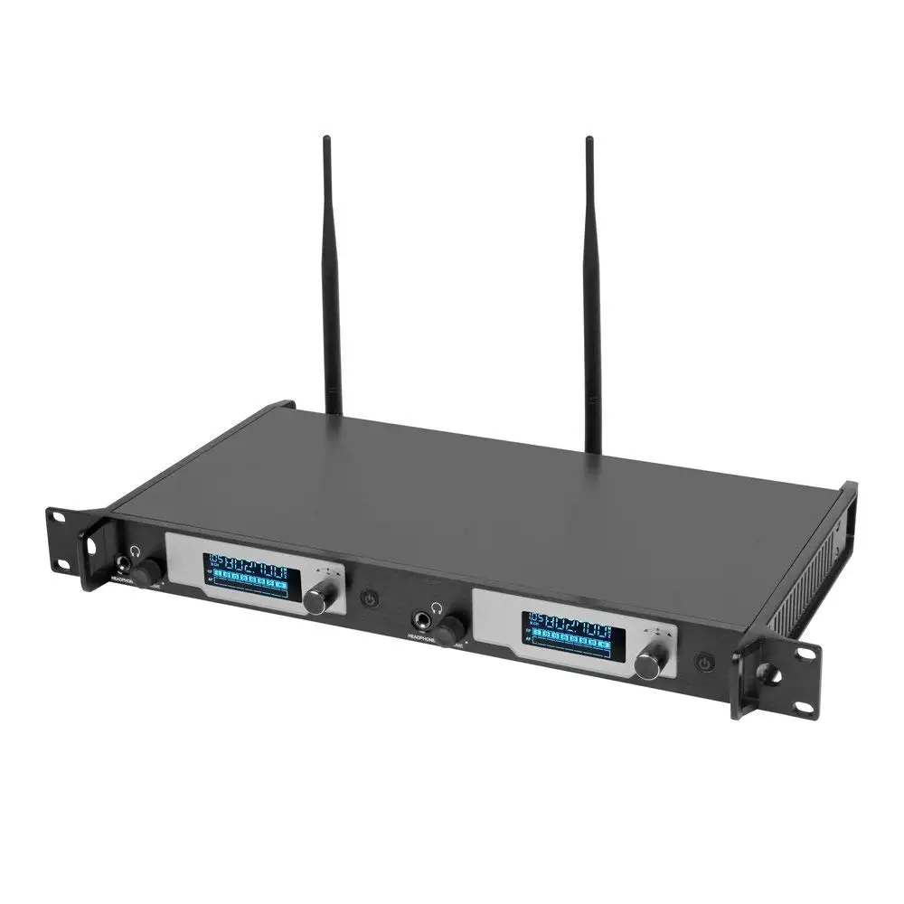 Paulkitson pk9400 profissional in-ear sistema de monitoramento sem fio 2-channel estágio monitor de monitoramento sem fio uhf bodypack