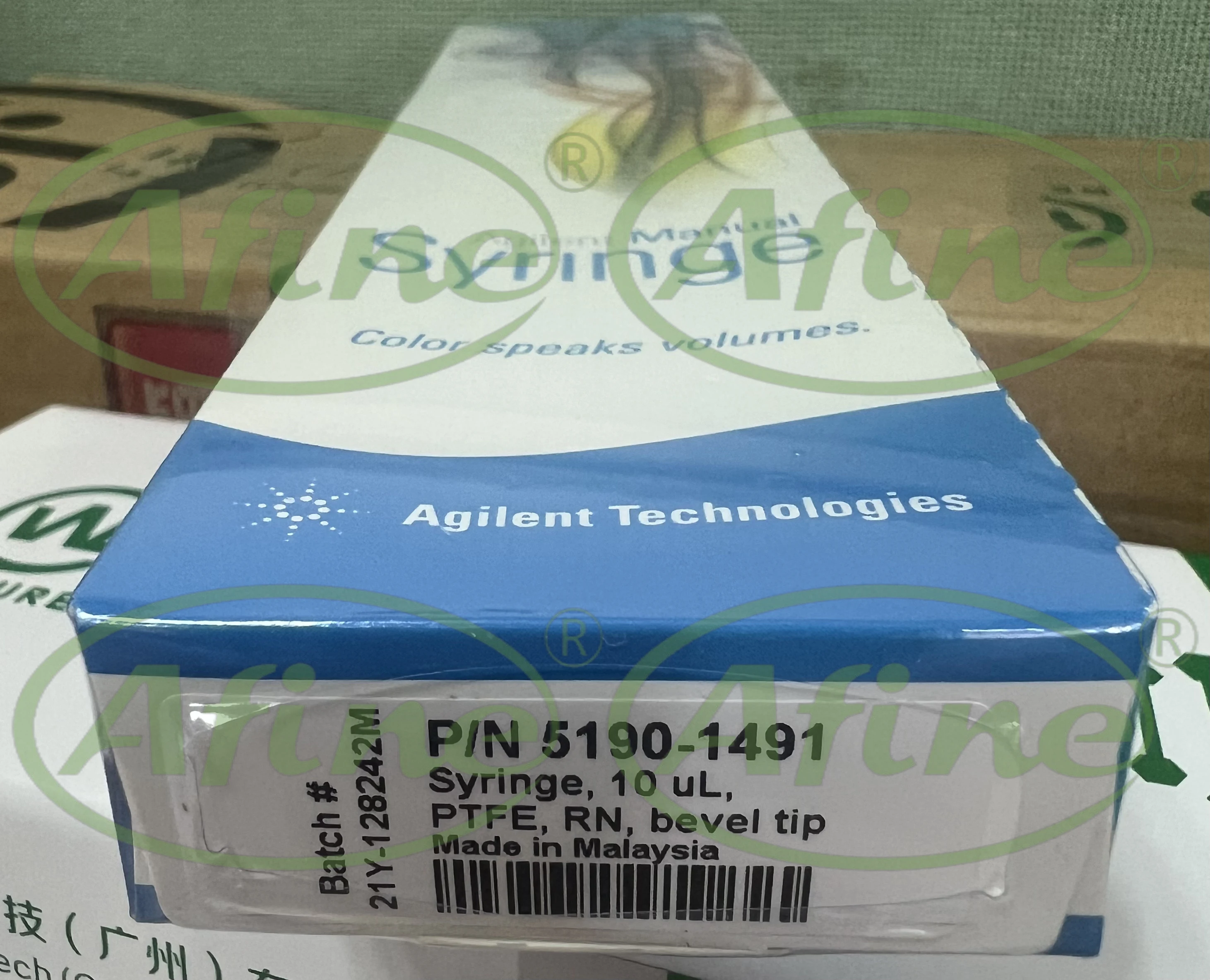 

AFINE Agilent 5190-1491 Manual Syringes 10 µL PTFE Tip Pusher Replaceable Needle Beveled Tip