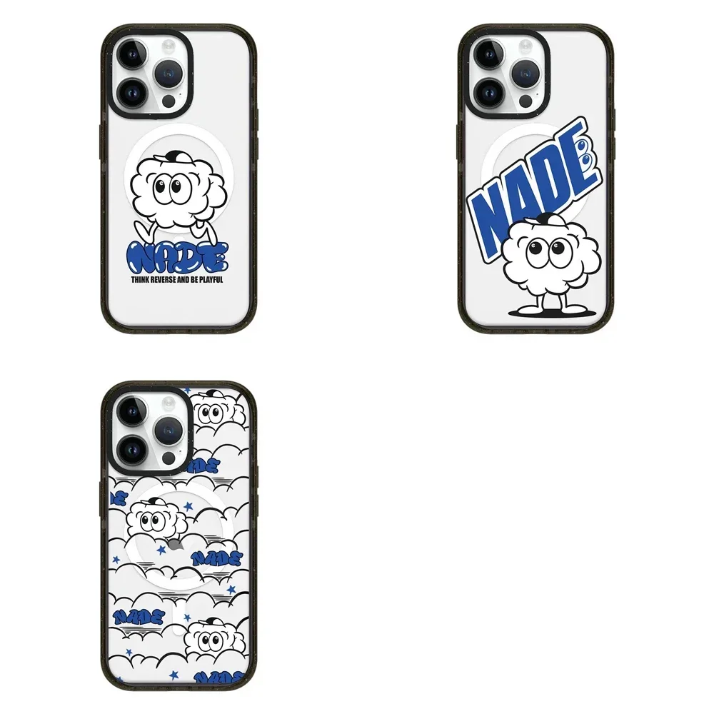 

Magsafe Acrylic Cartoon Cloud Phone Case Cover for IPhone 11 12 13 14 15 Pro Max Case for IPhone 15 Pro Max