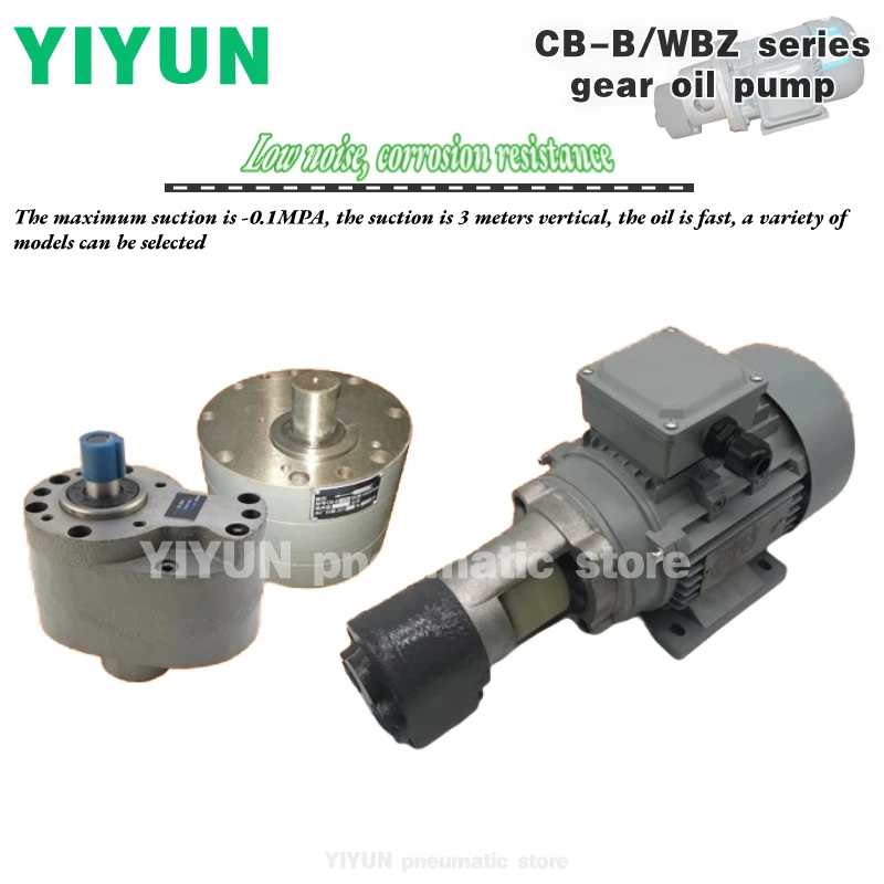 WBZ-(2.5/4/6/10),(16/20/25/32),(40/50/63),(80/100/125)0.37KW,0.55KW,0.75KW,1.1KW,5.5KW,7.5KW YIYUN gear oil pump WBZ series