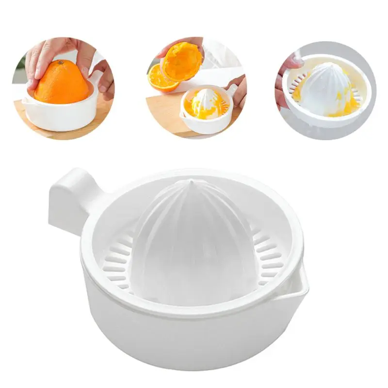 Mini Plastic Double Layer Household Manual Citrus Juicer Orange Lemon Fruit Dropship