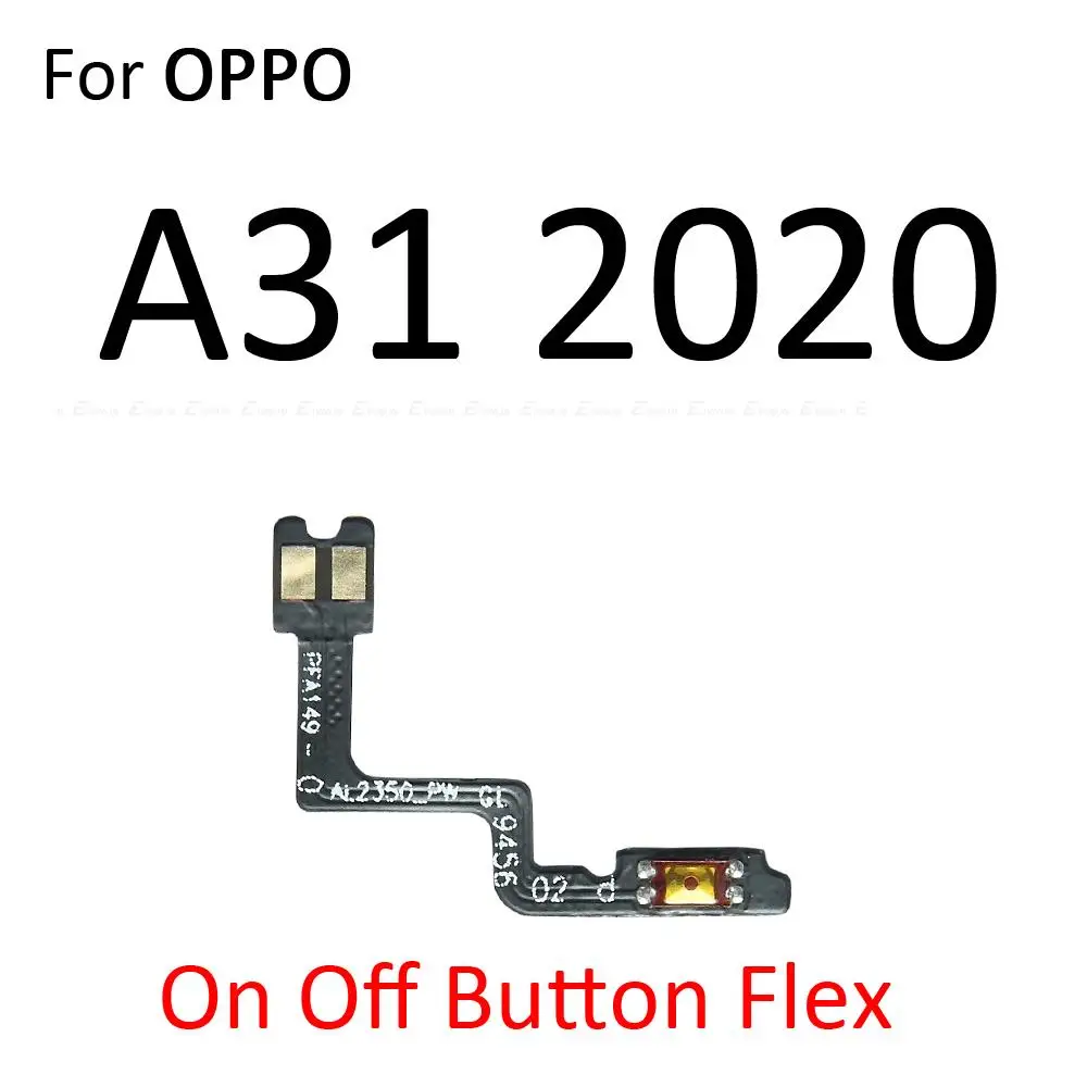 Switch Power ON OFF Key Mute Silent Volume Button Ribbon Flex Cable For OPPO A93 Global A92 A91 A33 A31 A5 A9 2020 Parts