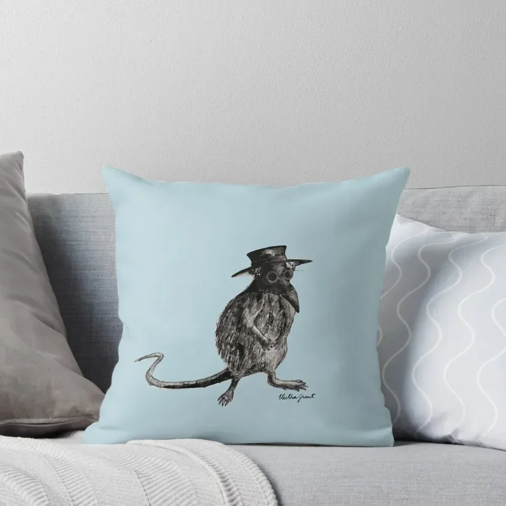 

Ratter in a Hatter - Electra Grant Throw Pillow autumn pillowcase Cushions Cover Custom Cushion Photo pillow