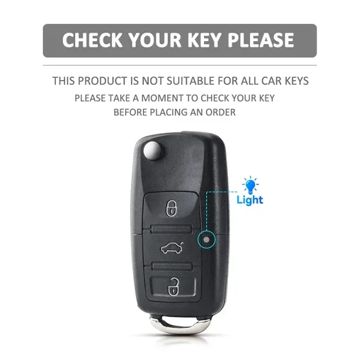 Imagen 2 del producto Para VW Volkswagen Polo Passat B5 Tiguan Golf T4 Seat Leon Altea Ateca Skoda Octavia Superb funda de silicona para llave de coche llavero