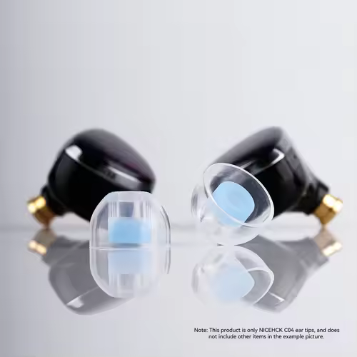 NICEHCK C04 Liquid Silicone Ear Tips Flexible Noise Isolating Ear Caps Skin-friendly Reusable Eartips for Explorer 4U NX8 Cantor - Image 6