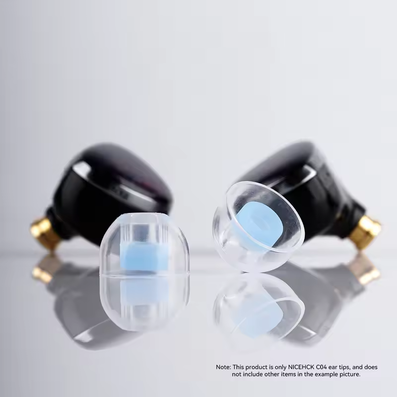 NICEHCK C04 Liquid Silicone Ear Tips Flexible Noise Isolating Ear Caps Skin-friendly Reusable Eartips for Explorer 4U NX8 Cantor - Image 6