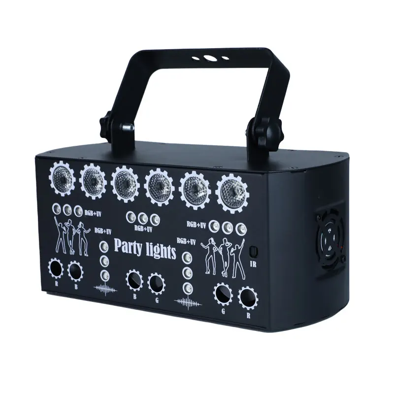 15 واط LED 27 بوصة العارض RGB ضوء حفلة الليزر ، غرفة الأسرة الزفاف مأدبة ضوء الديكور DMX512 ملهى ليلي ضوء