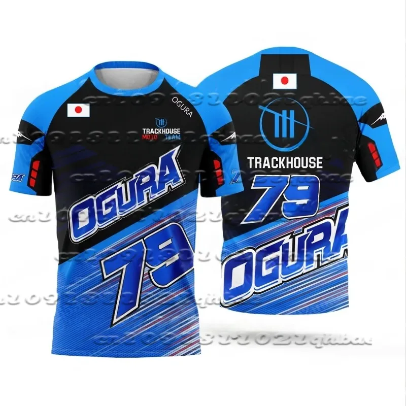

2025 New Type 79 Racing Driver Koihara Love Racing Enthusiasts Summer Men and Women Quick Drying Breathable Casual Loose T-shirt