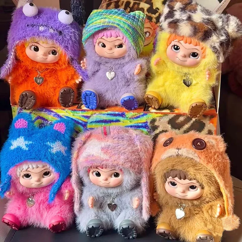 

Genuine Wakuku Fuzzy Trendy Fun Party Series Blind Box Toy Vinyl Face Pendant Action Figure Mystery Box Give Child Surprise Gift