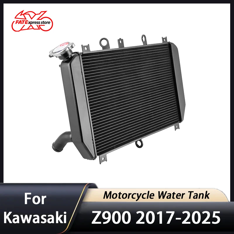 

For Kawasaki Z 900 Z900 2017-2025 Replacement Water Tank Motorcycle Radiator Aluminium Cooler Cooling