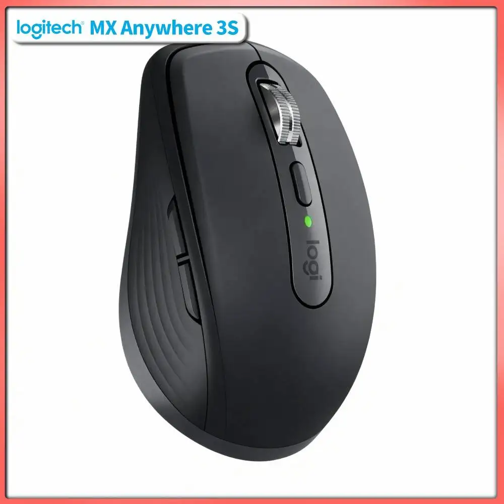 Ergonomic MX Anywhere 3S - 8K DPI, 3-Device Bluetooth, Silent Click, Perfect for Electronics Repair Class Lecture Desk Area