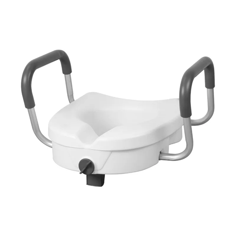 Bathroom Raised Commode Seat Riser Elderly Disabled Height Booster Cushion  Toilet Elevated Seat Home Healthcare Assist Device