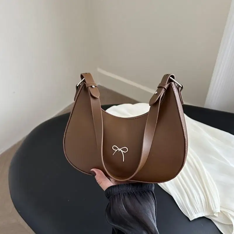 

X90D Женская компактная сумка на плечо Эстетичная сумка Сумки из искусственной кожи под мышками