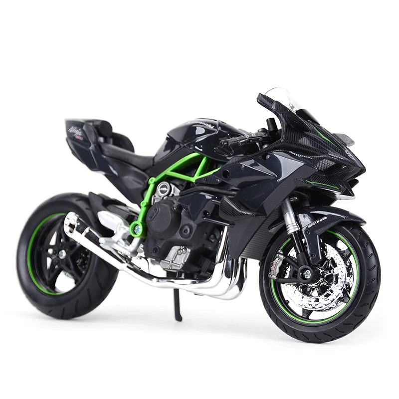 Maisto 1:12 Kawasaki Ninja H2 R Black Die Cast Vehicles Collectible Hobbies Motorcycle Model Toys