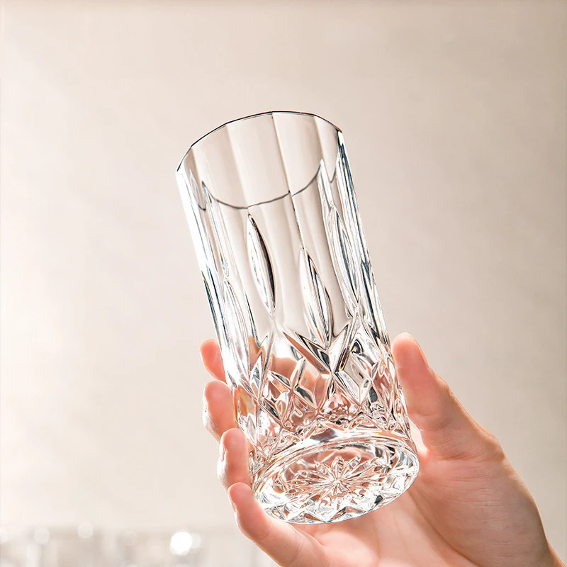 Set da 2 pezzi bicchieri da Whisky in cristallo da 8.6 once 250ml per bicchieri da festa per Scotch Bourbon Cocktail Cognac Tequila Rum Cup