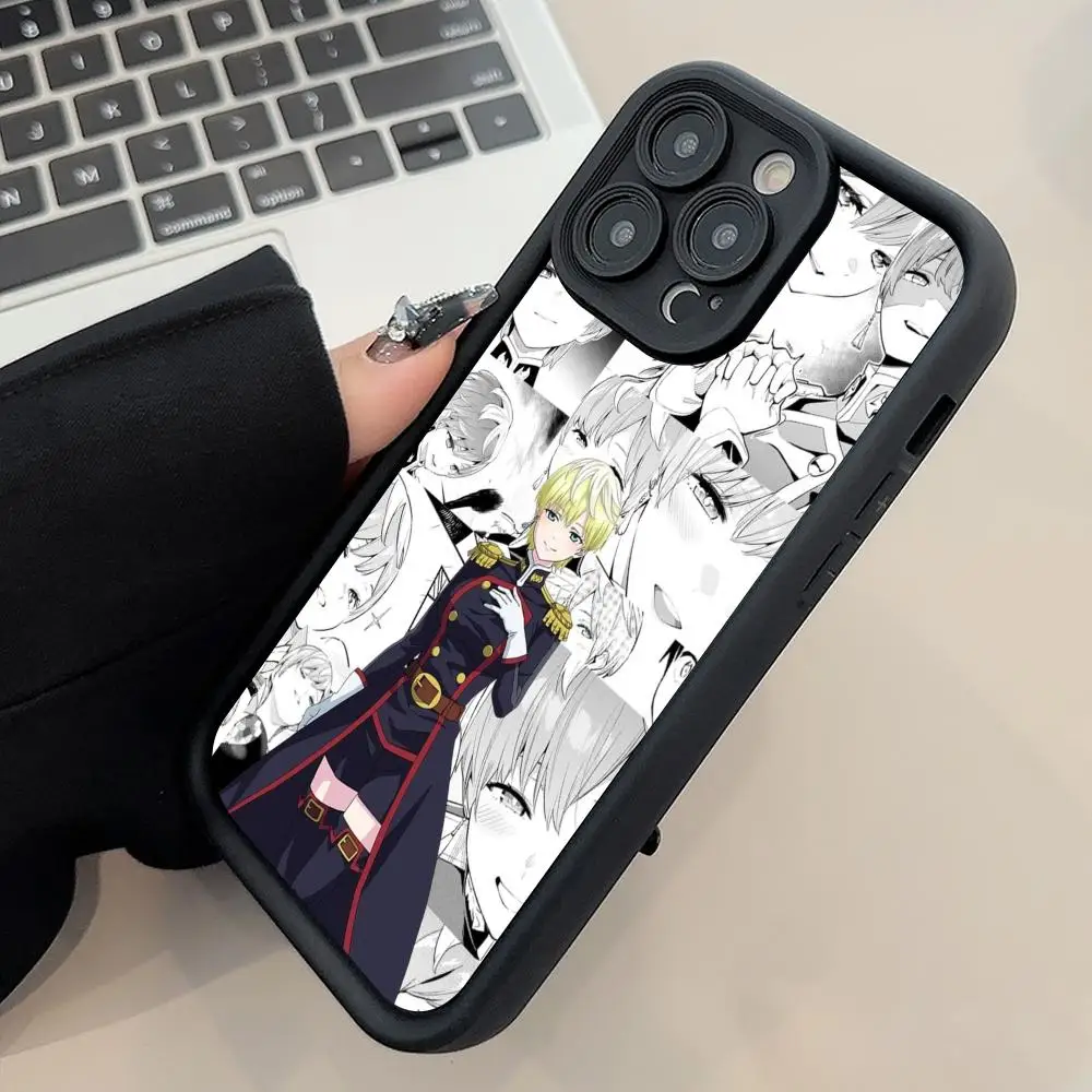 

Mato seihei no slave Tenka Izumo Phone Case for iPhone 17 16 15 14 13 12 11 Air Pro Max Plus Black Soft TPU Shockproof Cover