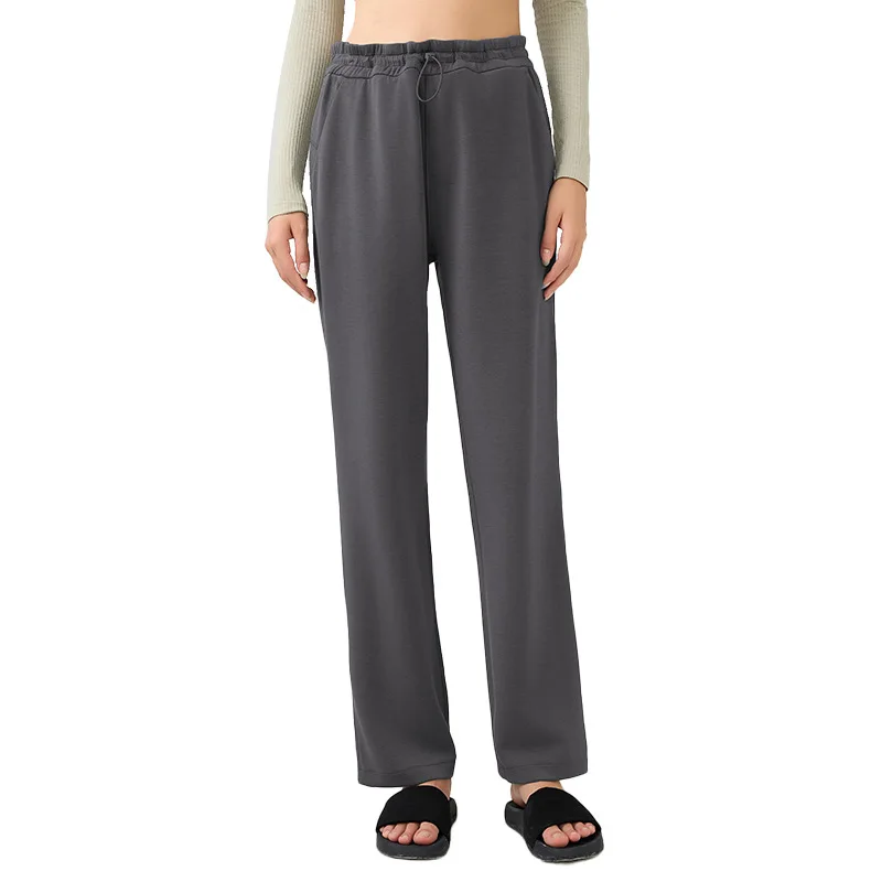 

Mermaid Curve New Arrival Wide Leg Pants Women's Autumn and Winter High Waist Slimming Casual Pants All-match Loose Sports Pants
