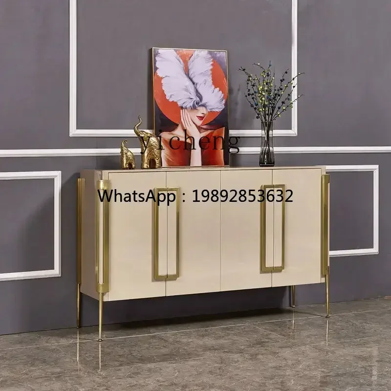 

DD marble dining side living room porch cabinet bedroom simple modern high-end shoe cabinet locker