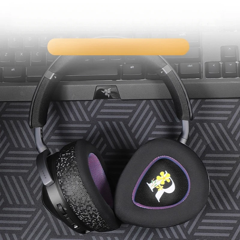 Compatible With ASUS ROG Delta II Ear Pads, Soft Sponge Ear Cushion Replacement For ROG Prism 2 Gaming Headset Ear Covers