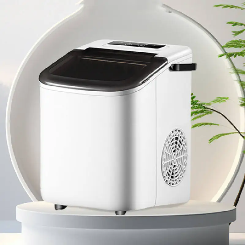Fully Automatic Ice Cube Maker Portable Mini Ice Maker with Handle, Milk Tea Shop Ice Cube Maker