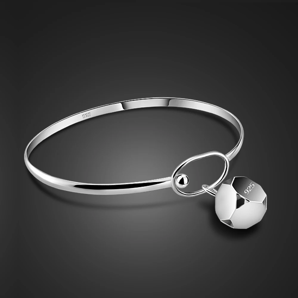 

Браслет ручной работы из стерлингового серебра 925 пробы для женщин с подвеской в виде тыквы-колокольчика, модное украшение для девочек на вечеринку