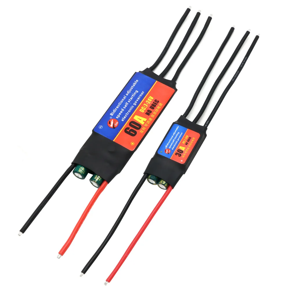 ZMR 2-6S 30A 60A ESC obousměrný sebe startovní bezuhlíkový elektrický nařízení rychlost regulátor ESC pro DIY nástroje