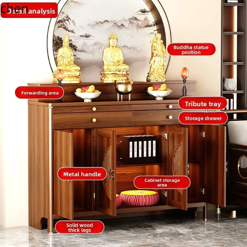 DSA  Altar Table for Worship, Household God Altar, Wealth God Altar, Offering Table for Worshiping