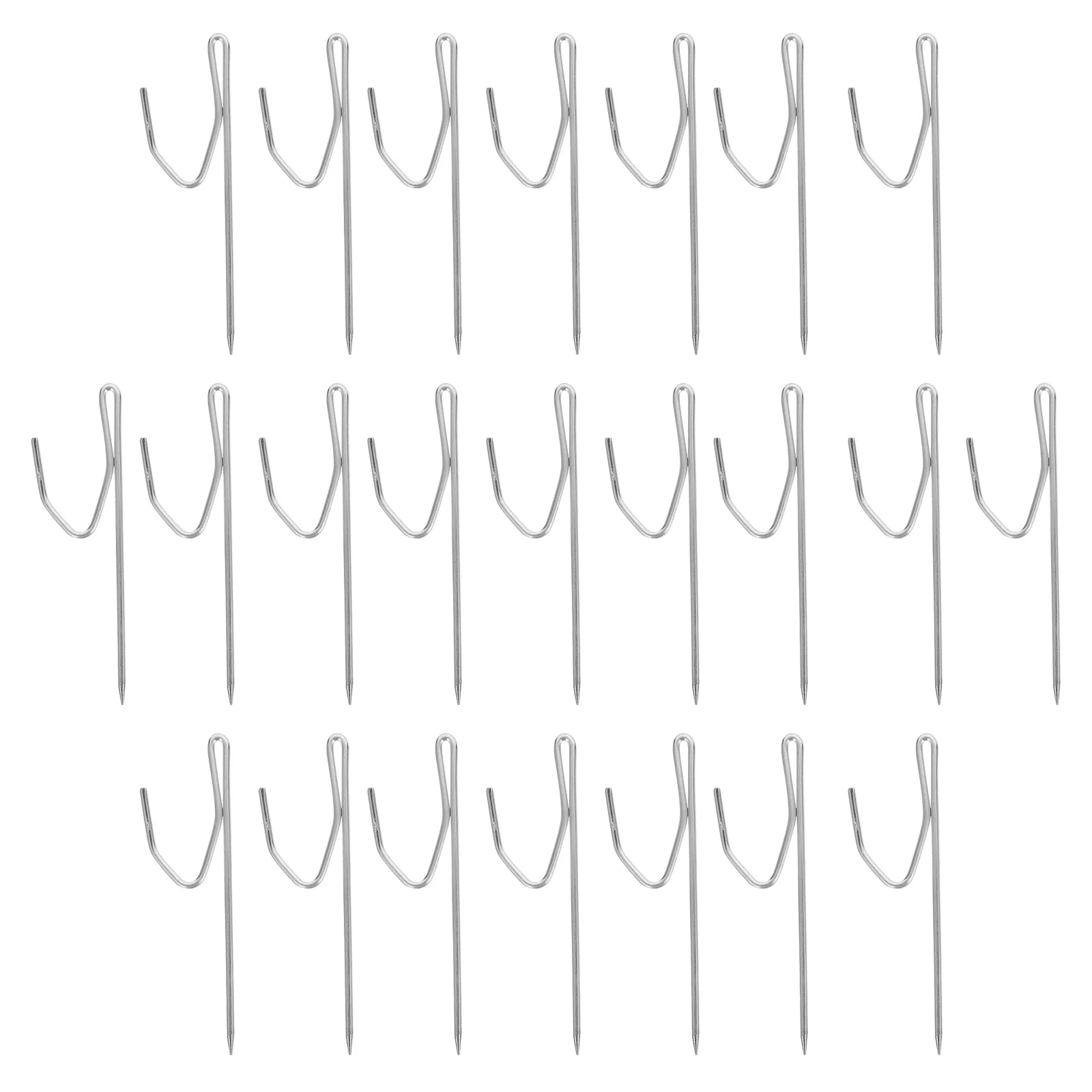 

50Pcs Metal Curtain Hook S-Shaped Design Strong Load Capacity Rust Resistant for Window Door Shower Room Simple Effective