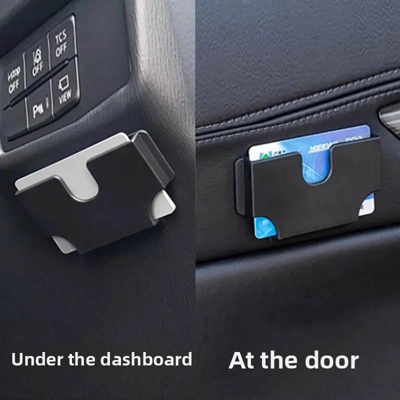 1/2PCS Universal Car Interior Card Holder Multi-function Portable Card Storage Box Car Sun Visor Card Slot Box Car Accessories