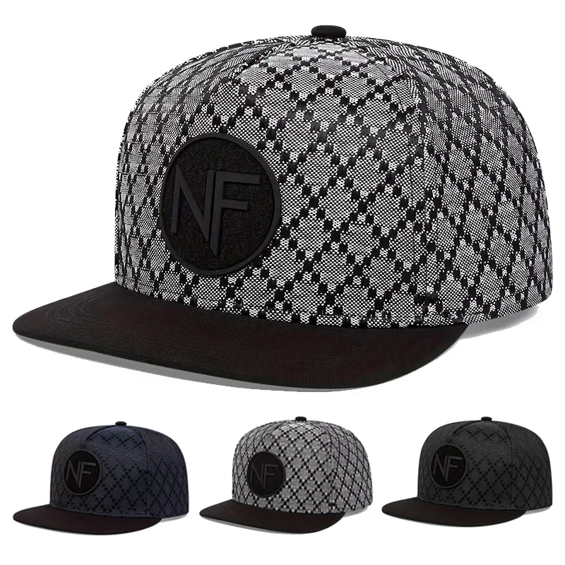 Unisex NF Letter Embroidery Hip-hop Hats Spring Autumn Outdo