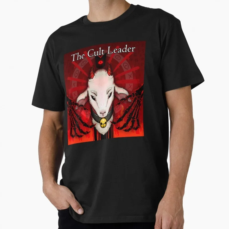 Cult leader Cult of the Lamb gift t shirt for gamer Short Sleeve Cute animals Cartoon Graphic clothes All size tops s-6xl