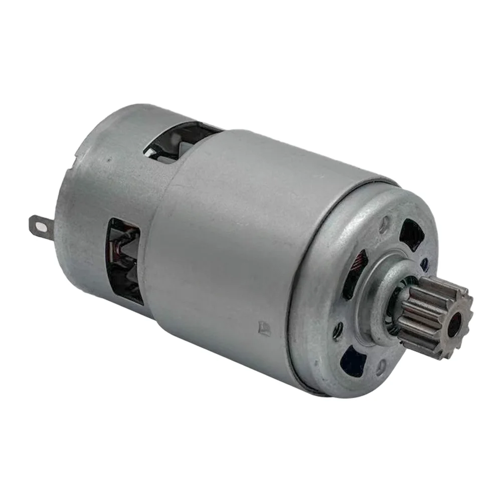 775 DC Motor with 12 Tooth Sprocket Configuration for 8 Inch Electric Grass Trimmer and Brush Cutter Power System Upgrade