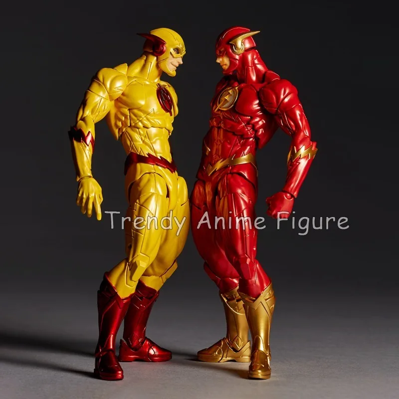 Revoltech Amazing Yamaguchi Flash Action Figure Movable 17cm Flashpoint Model Kaiyodo Flash Figures Toy Collection Holiday Gifts