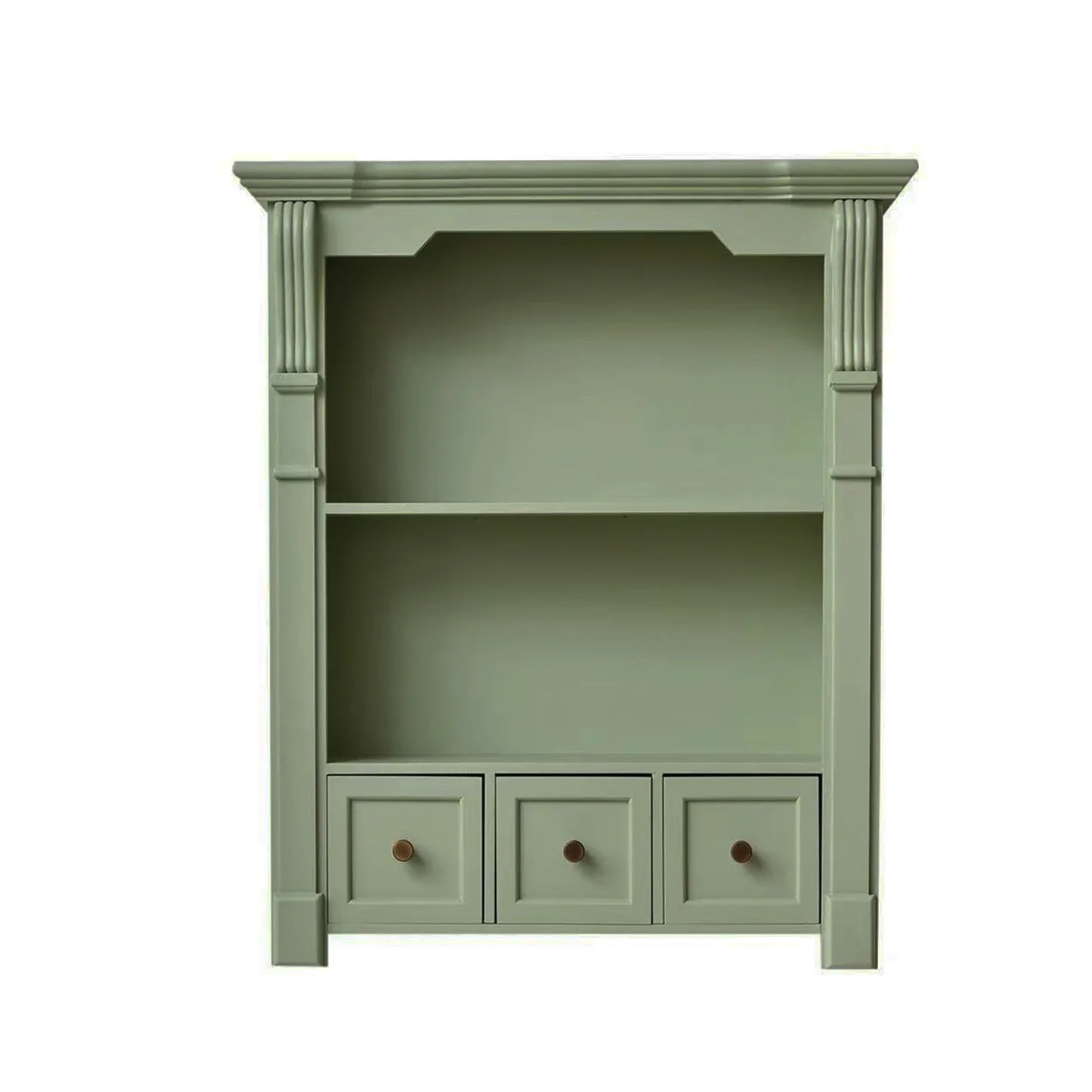 

French Vintage Wall Cabinet Wall Locker Living Room Bedroom Display Storage Decorative Wall-mounted Locker