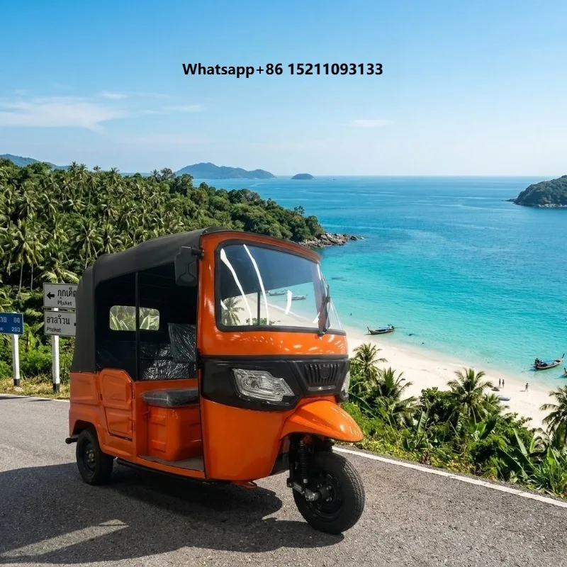 50-70km/h Speed 90km Range Max Load 800kg, 3000W Motor ESUN Electric Tuk-Tuk Suitable for Passengers Transport in Scenic Spots