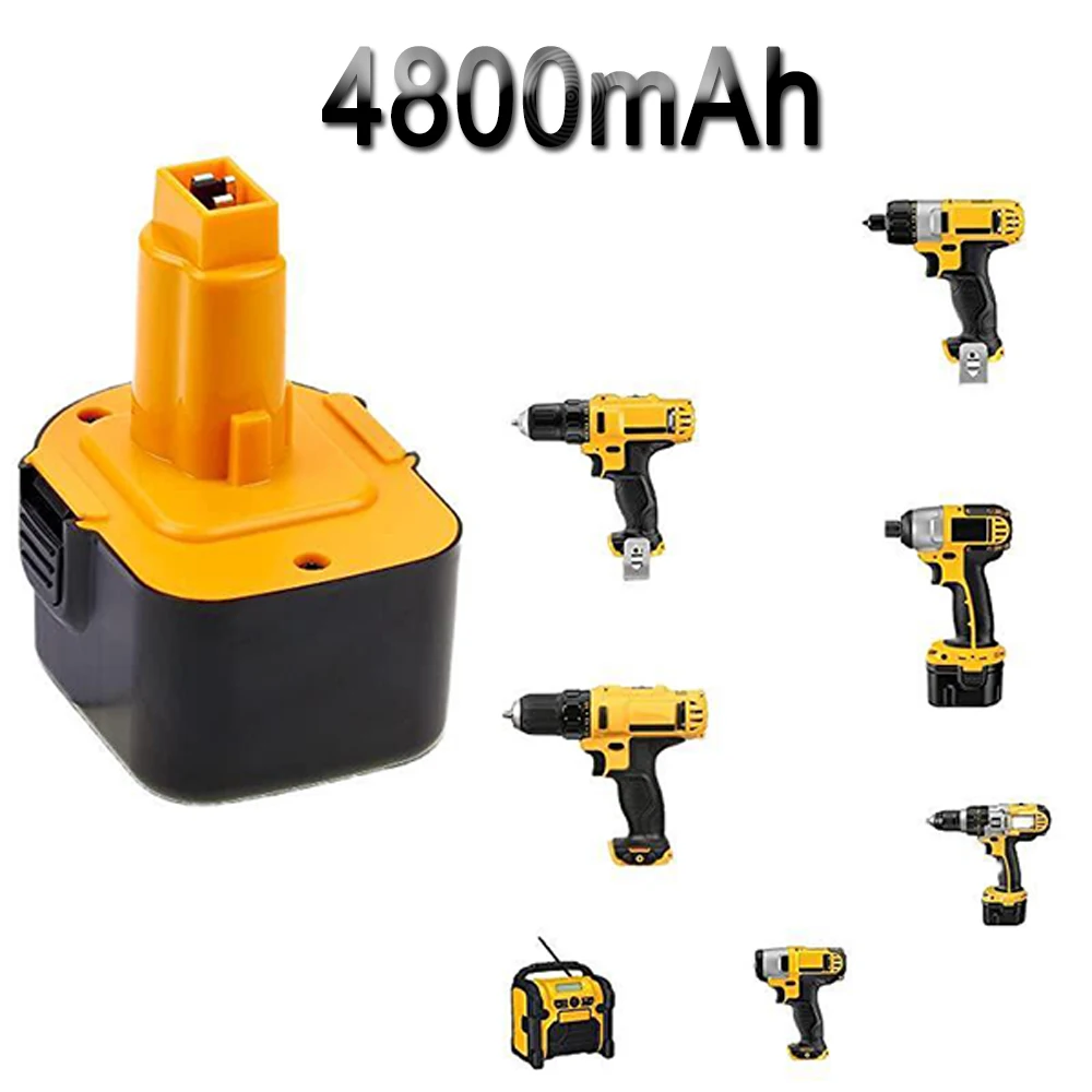 Imagem -05 - Bateria do Hidruro do Metal do Níquel do Dewalt 12v 4800mah