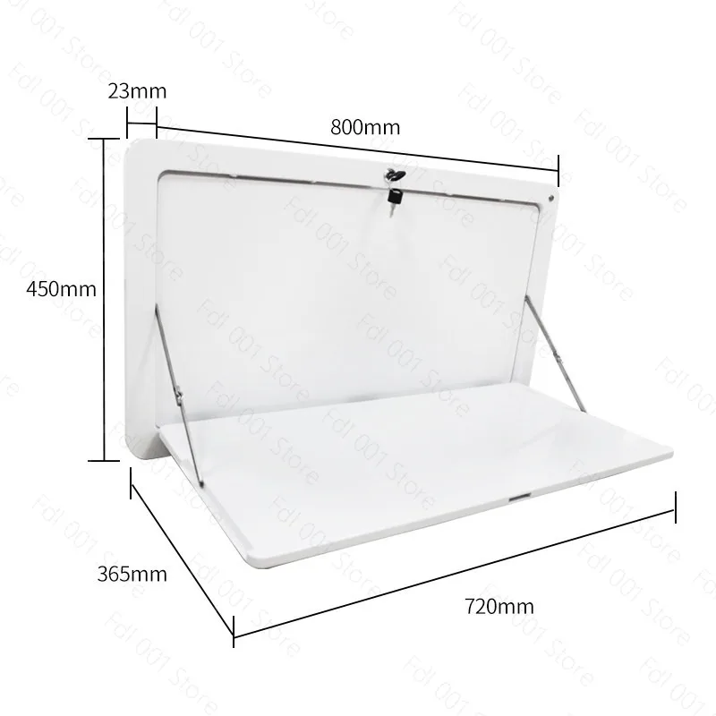 

With lock Exterior Side-mounted Motorhome RV Outdoor Lighted Folding Plastic External Tilt Dining Table Caravan Accessories
