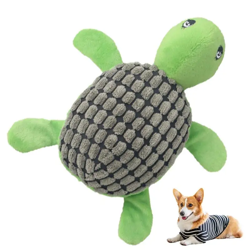 Dog Chew Toys Stuffed Turtle Plush Toy For Pet Chew Toys Outdoor Dog Puzzle Toys Dogs Tooth Cleaning Toy Indoor Cat Plush Toys