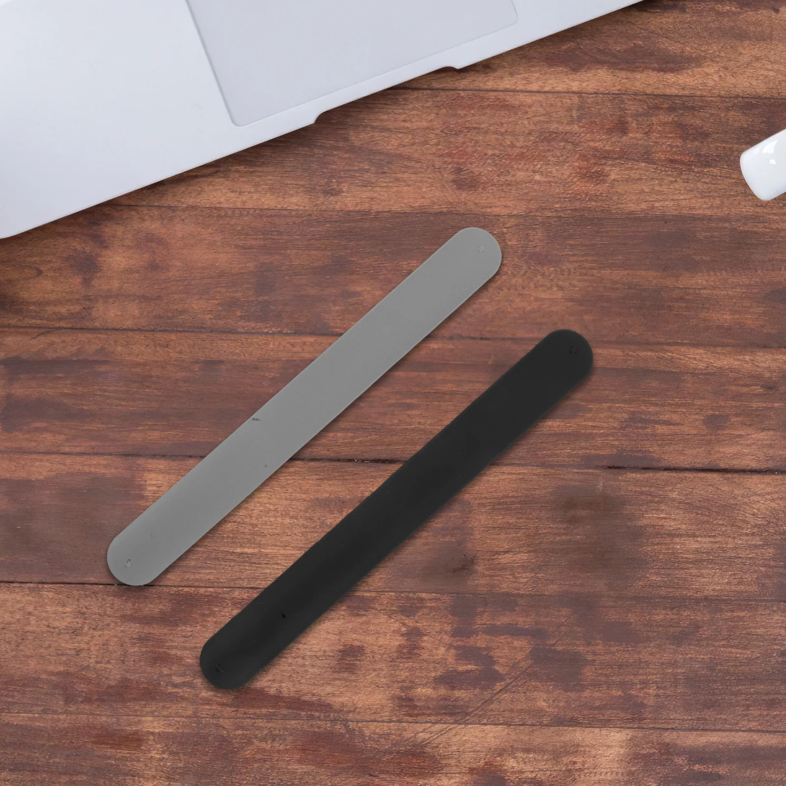 12 قطعة حامل ورق التغليف شرائط معدنية مغطاة بالسيليكون منظم الوجه لتغليف الهدايا مجلد ملفات إدارة الكابلات #1