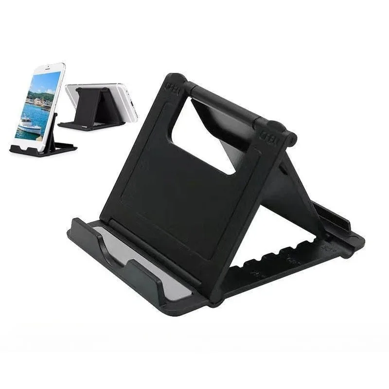 Portable Desktop Phone Tablet Stand Folding Holder Flexible Foldable Smartphone Mobile Phone Bracket Universal Lazy Desk Stand