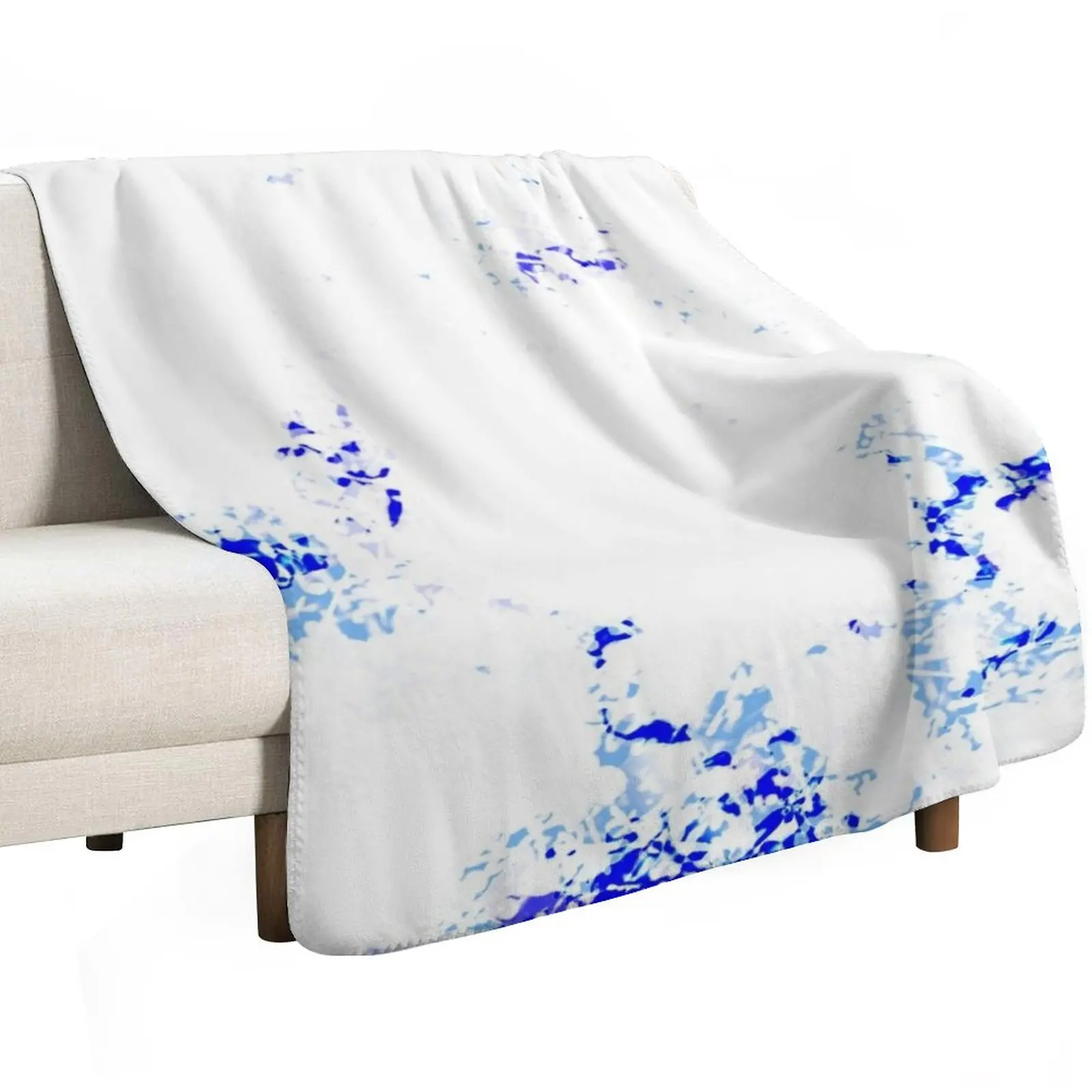 

Cool Blue/Purple Tye Dye Design Throw Blanket Thermal Soft Big Cute Plaid Blankets