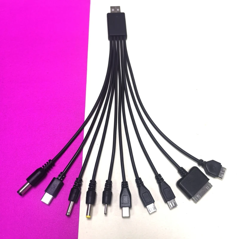 10 in 1 Multifunctional Charger USB Cables for iPod Motorola Nokia Samsung Sony Ericsson Consumer Electronics Data Cables