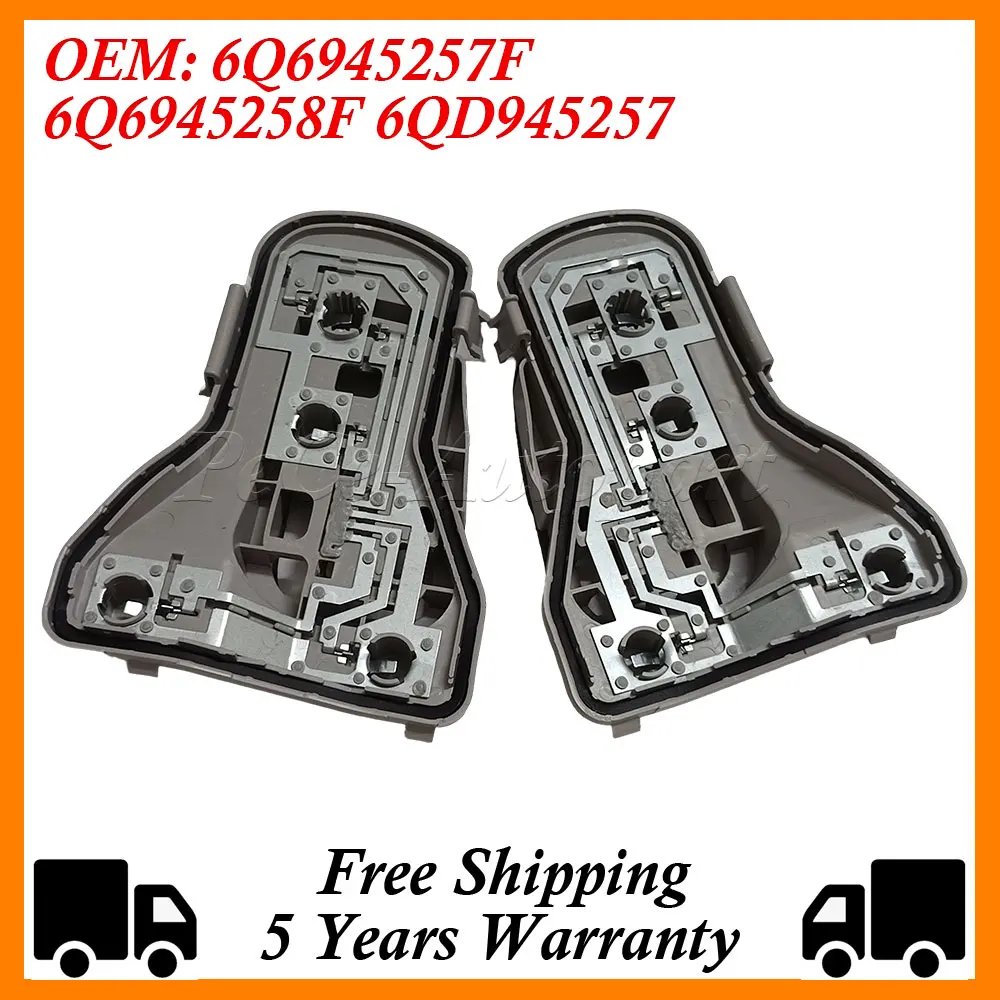 Car Rear Left/Right Side Tail Light Carrier Bulb Holder 6Q6945257F FOR Volkswagen POLO 9N N/S 2006-2010 Lamp Circuit Board Base