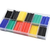 280 Pcs 5 Color 8 Value Heat Shrink Tubing Tube Cable Wire Wrap Sleeve Kit Wire Protection and Differentiation