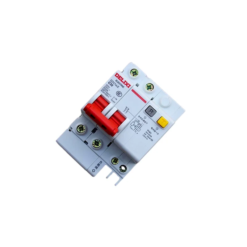 

DELIXI Leakage protection circuit breaker MCB RCBO DZ47SLE 6KA 2P 230AC type C 6A 10A 16A 20A 25A 32A 40A 50A 63A