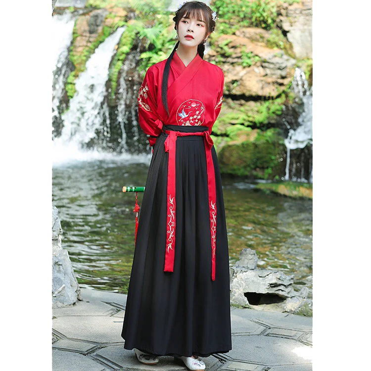 Kimono Vintage japonés para mujer y hombre, ropa de Cosplay de samurái, cárdigan bordado de grúa Hanfu chiinés, Yukata, manga completa, Retro